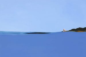Sylt macht glücklich, 2008, Öl auf Leinwand, 120 × 180 cm