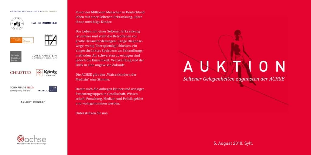 Auktion Seltener Gelegenheiten zugunsten der Achse - 5. August 2018, Sylt. 10