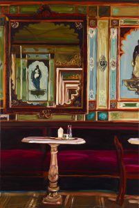 Mein liebes Venedig Café Florian, 2020, Öl auf Leinwand, 150 × 100 cm